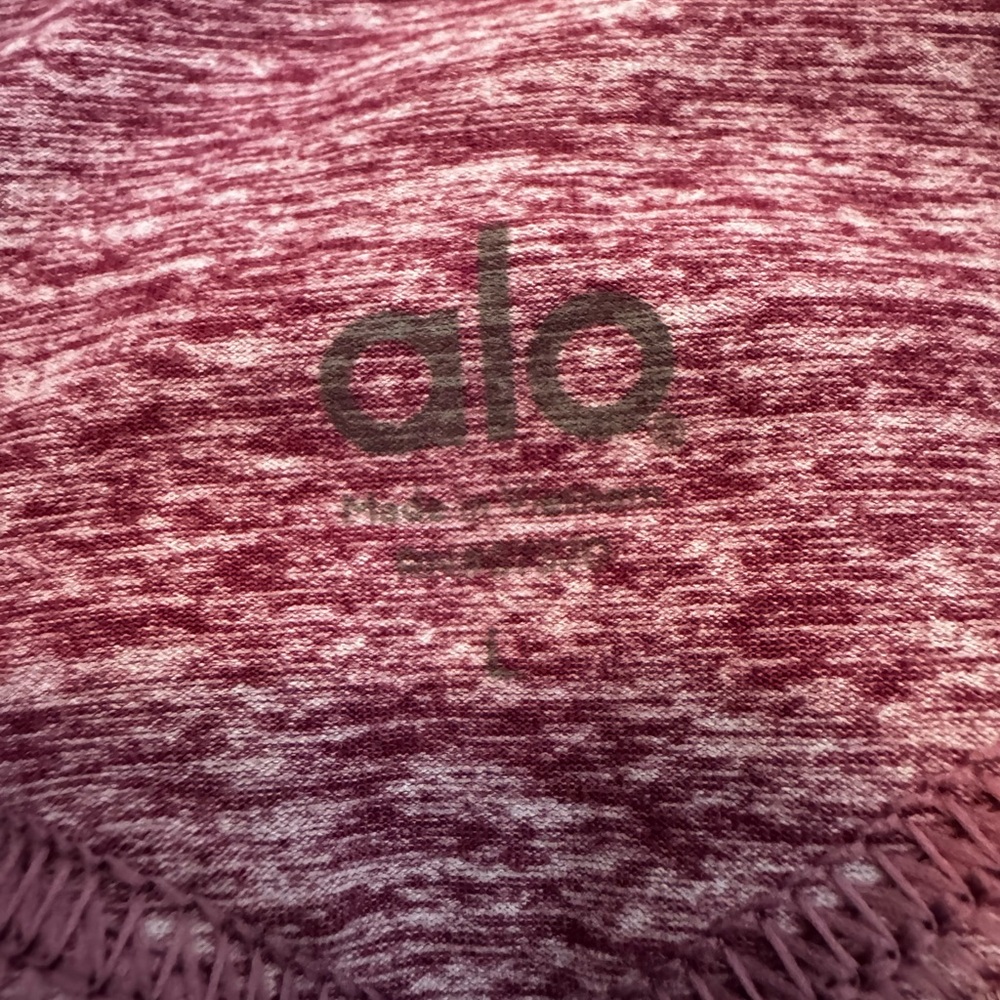 ALO Yoga AloSoft Sheila Legging Dragonfruit Heather/Carmel - Picture 10 of 13